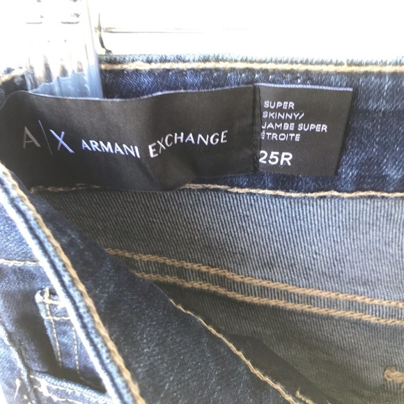 Armani Exchange Super Skinny J01 Jeans - Picture 8 of 10